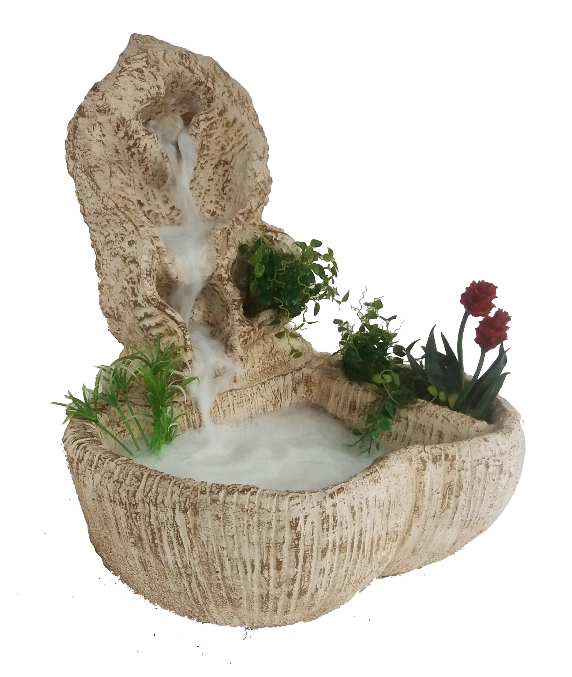 Fonte Mini-concha — detalhe