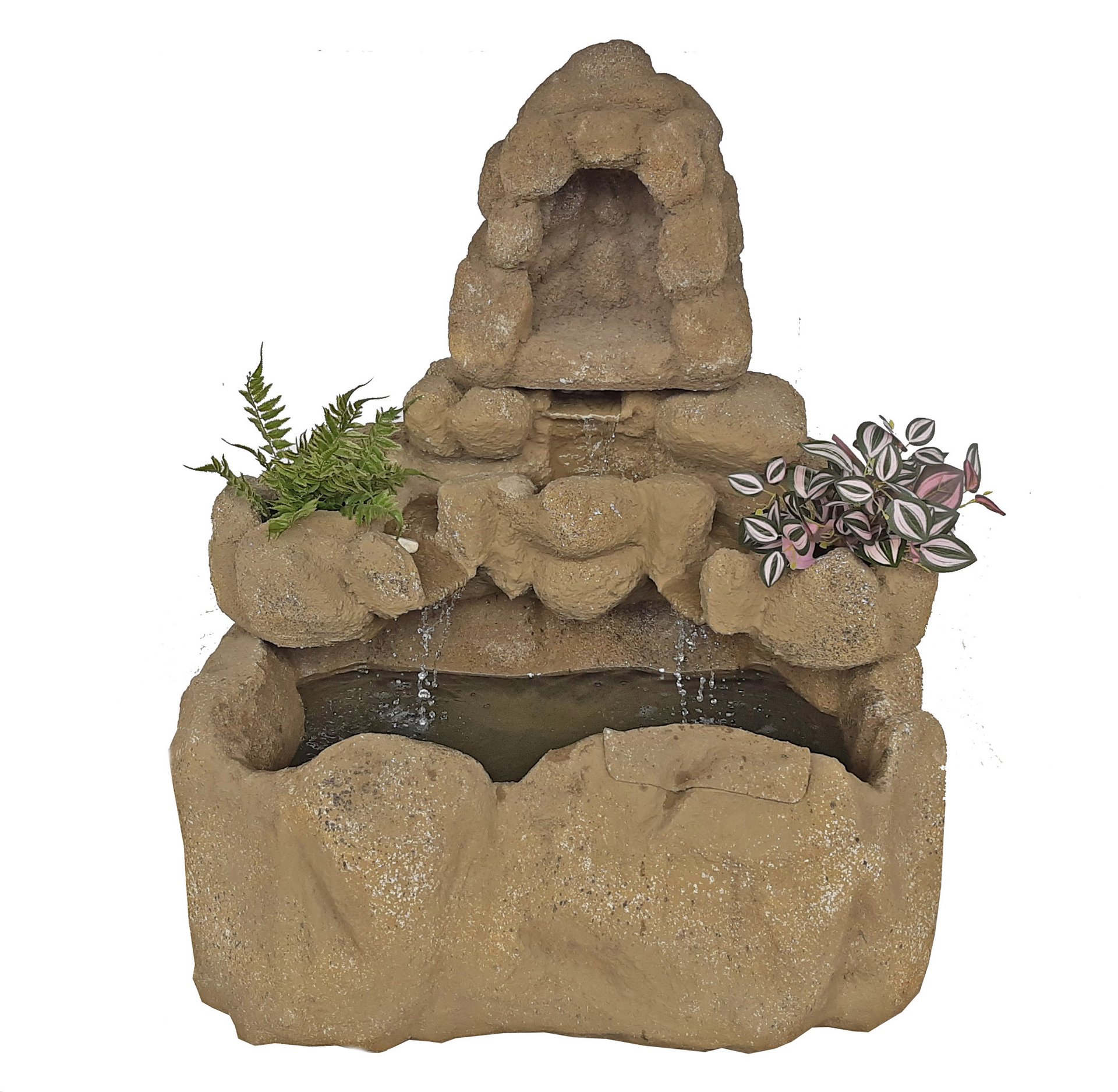 Lago com Gruta — Imagens 20cm — detalhe