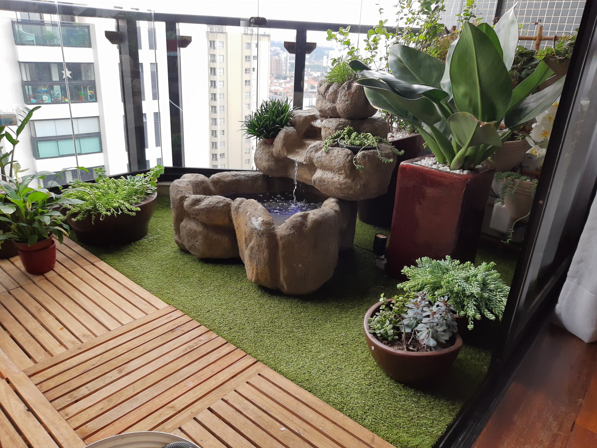 Mini Lago para Peixes 80x80 — detalhe