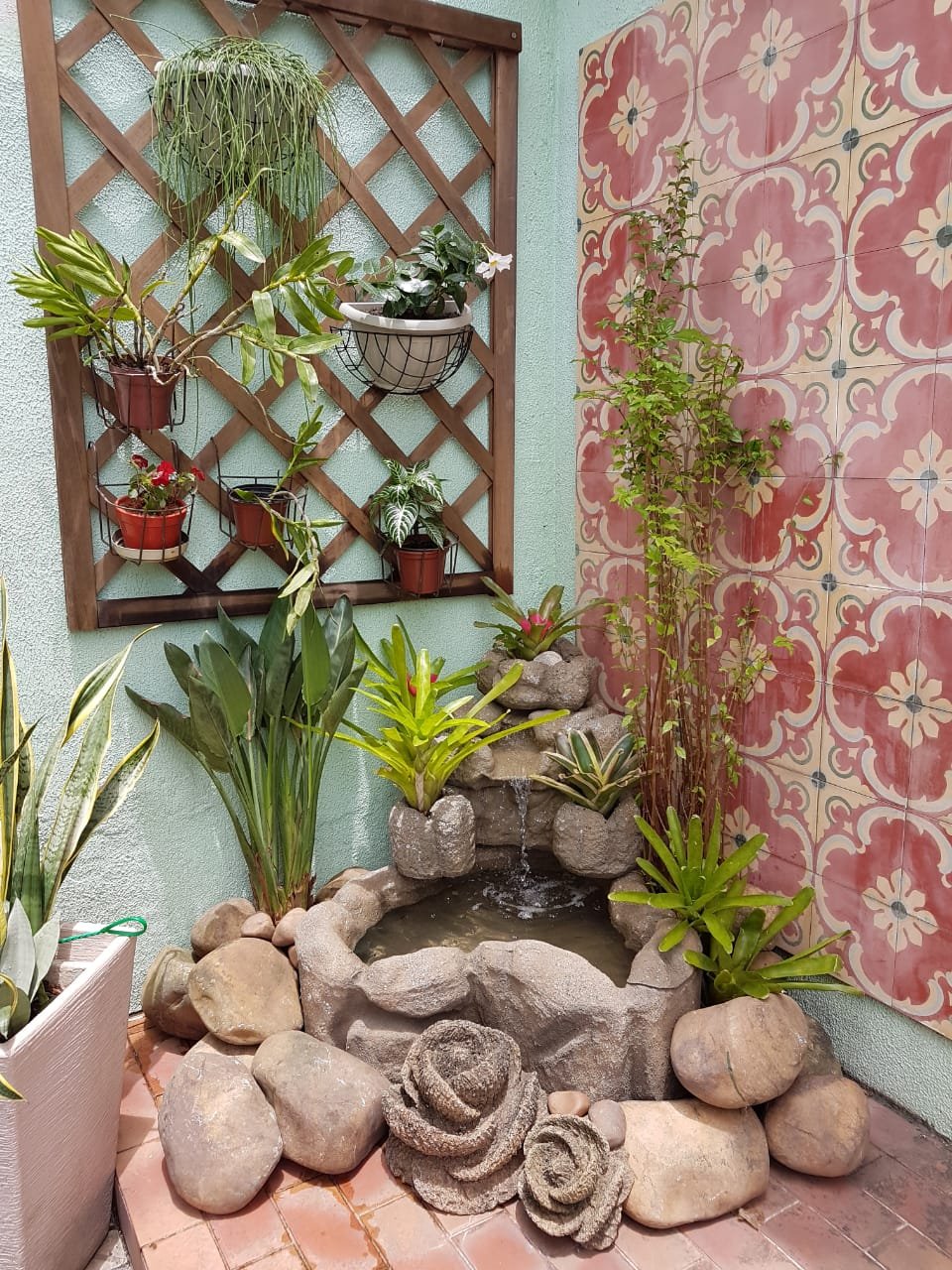 Mini Lago para Peixes 80x80 — detalhe